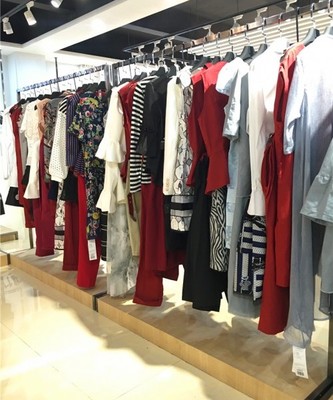 品牌折扣店進貨渠道服裝尾貨批發(fā)艾芙麗2014夏